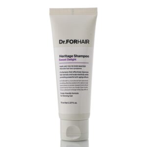 Антивозрастный шампунь для ослабленной кожи головы и тонких волос Dr.Forhair Heritage Shampoo Sweet Delight (70 мл) – Купити в Україні Ulitka Beauty Антивозрастный шампунь для ослабленной кожи головы и тонких волос Dr.Forhair Heritage Shampoo Sweet Delight (70 мл) – Купити в Україні Ulitka Beauty