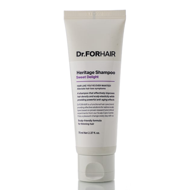 Антивозрастный шампунь для ослабленной кожи головы и тонких волос Dr.Forhair Heritage Shampoo Sweet Delight (70 мл)