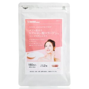 Гиалуроновая кислота и коллаген SEEDCOMS Hyaluronic Acid & Collagen & Mangosteen Extract (180 шт - 90 дн) – Купити в Україні Ulitka Beauty Гиалуроновая кислота и коллаген SEEDCOMS Hyaluronic Acid & Collagen & Mangosteen Extract (180 шт - 90 дн) – Купити в Україні Ulitka Beauty