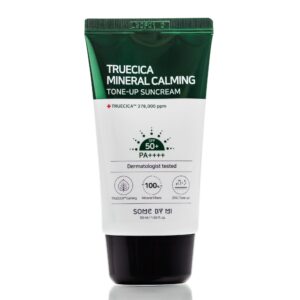Солнцезащитный крем с комплексом трав SOME BY MI truecica mineral 100 calming suncream (50 мл) – Купити в Україні Ulitka Beauty