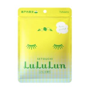 Увлажняющая тканевая маска Лимон LULULUN Premium Face Mask Lemon SETOUCHI (7 шт) – Купити в Україні Ulitka Beauty