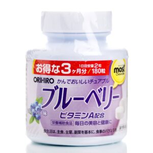 Жевательные витамины для зрения с витамином А и черникой Orihiro Blueberries (180 шт - 90 дн) – Купити в Україні Ulitka Beauty Жевательные витамины для зрения с витамином А и черникой Orihiro Blueberries (180 шт - 90 дн) – Купити в Україні Ulitka Beauty