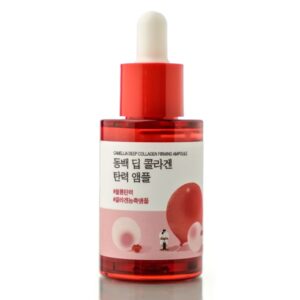 Концентрированная сыворотка с коллагеном и экстрактом камелии Round lab Camellia Deep Collagen Firming Ampoule  (30 мл) – Купити в Україні Ulitka Beauty
