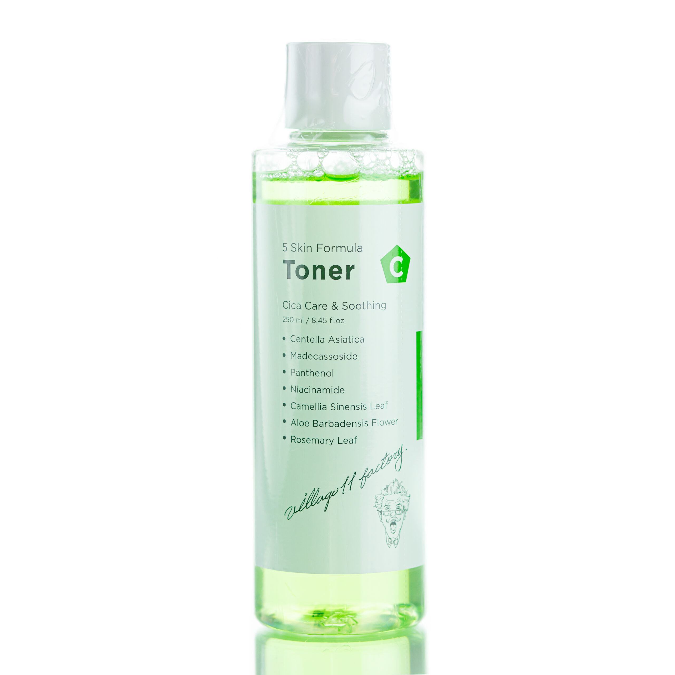 Успокаивающий тонер с центеллой азиатский Village 11 Factory C Skin Formula Toner Cica Care & Soothing (250 мл)