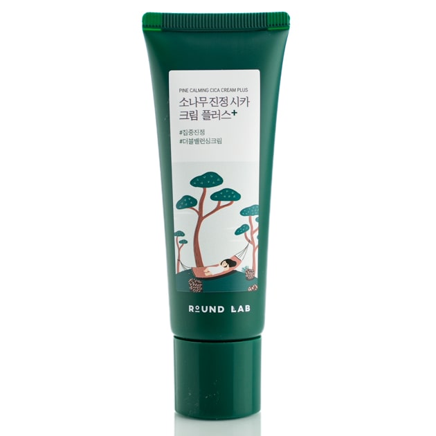 Успокаивающий крем против постакне ROUND LAB Pine Calming Cica Cream Plus (60 мл)