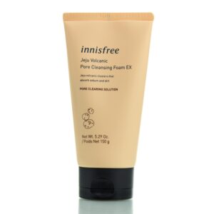 Пенка для умывания с вулканической глиной Innisfree Jeju Volcanic Pore Cleansing Foam (150 мл) – Купити в Україні Ulitka Beauty