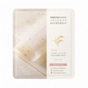 Увлажняющая гелевая маска с экстрактом риса THANK YOU FARMER Rice Pure Glow Collagen Mask (1 шт - 40 мл) – Купити в Україні Ulitka Beauty