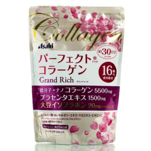 Комплекс коллаген, плацента и изофлавоны сои ASAHI Perfect Asta Collagen Powder Grand Rich (228 гр) – Купити в Україні Ulitka Beauty