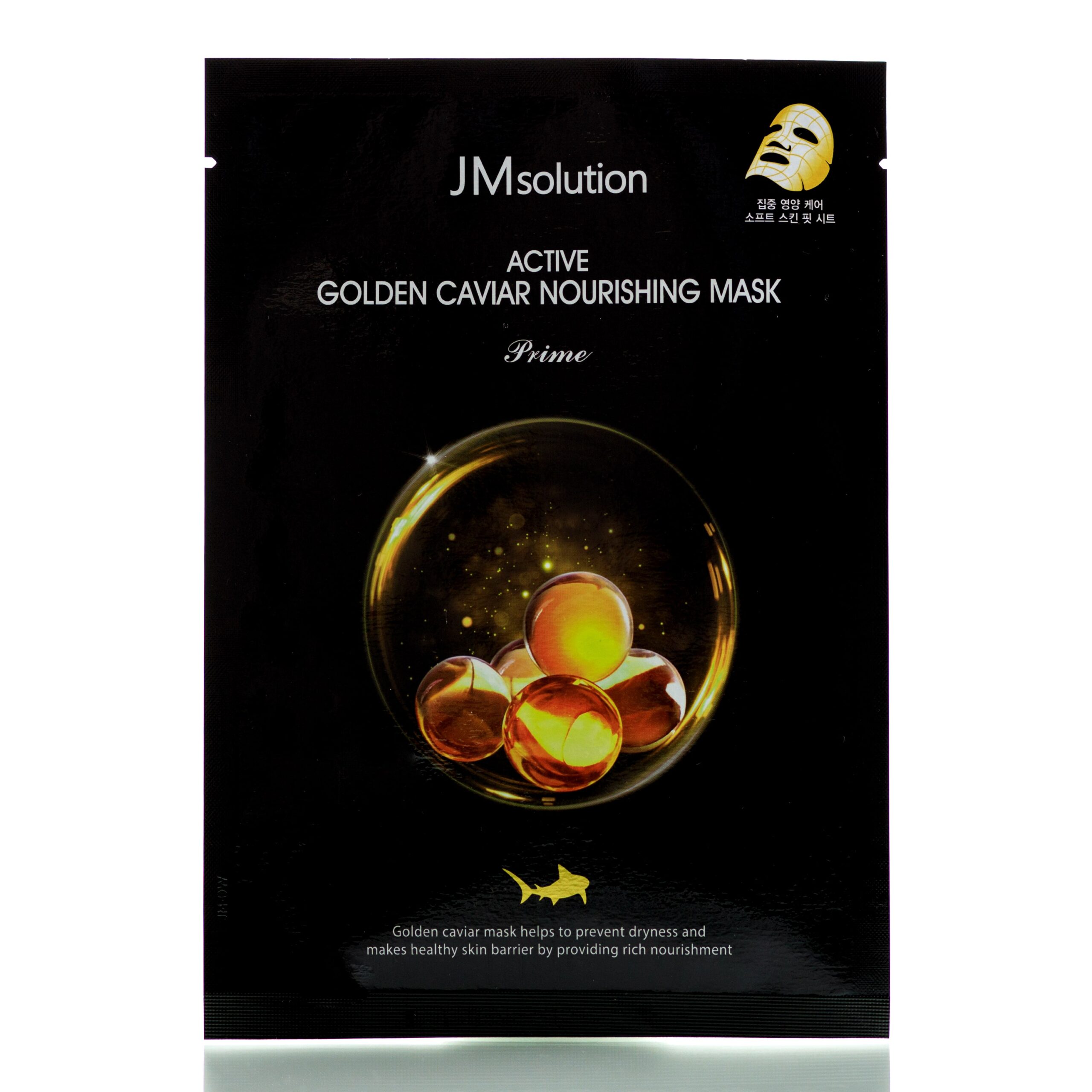 Тканевая маска с золотом и икрой JMsolution Active Golden Caviar Nourishing Mask Prime (30 мл) Тканевая маска с золотом и икрой JMsolution Active Golden Caviar Nourishing Mask Prime (30 мл)
