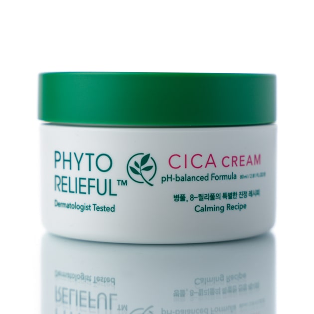Успокаивающий крем с центеллой THANK YOU FARMER Phyto Relieful Cica Cream (80 мл)