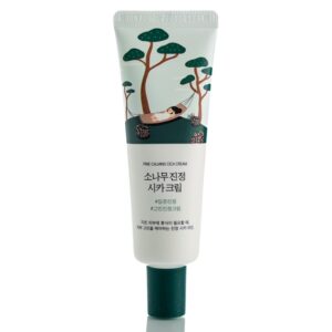 Успокаивающий крем с экстрактом хвои сосны  ROUND LAB Pine Calming Cica Cream (50 мл) – Купити в Україні Ulitka Beauty