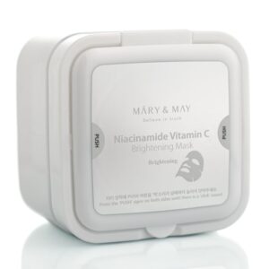 Осветляющие тканевые маски с ниацинамидом Mary&May Niacinanide Vitamin C Brightening Mask (30 шт) – Купити в Україні Ulitka Beauty