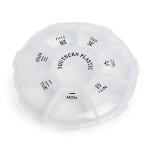 Таблетница круглая 7 дней Med Beauty (1 шт) – Купити в Україні Ulitka Beauty