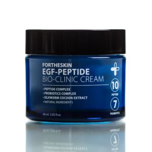 Антивозрастной крем с пептидами и пробиотиками  Fortheskin EGF Peptide Bio Clinic Cream  (60 мл) – Купити в Україні Ulitka Beauty