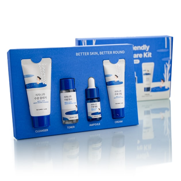 Набор миниверсий средств с березовым соком ROUND LAB Birch Juice Trial Kit (1 шт)