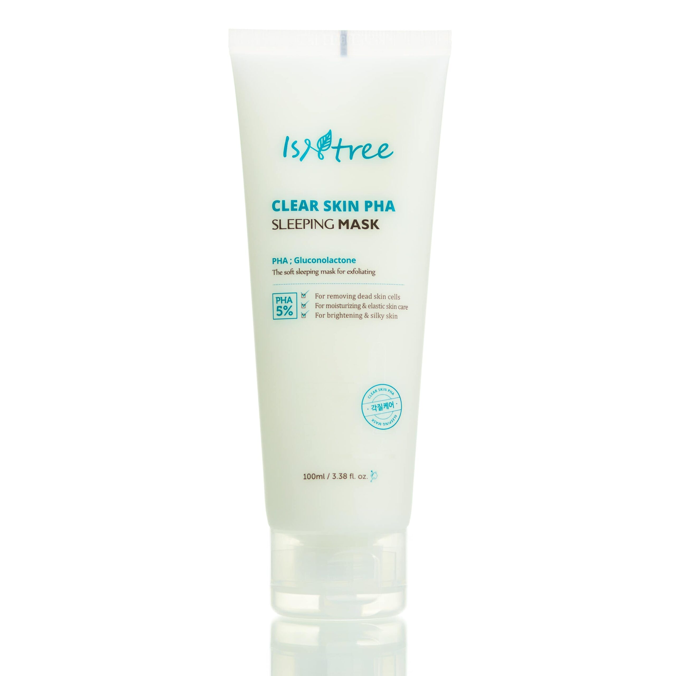 Обновляющая ночная маска с PHA-кислотой IsnTree Clear Skin PHA Sleeping Mask (100 мл)