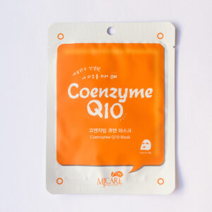 Тканевая маска с коэнзимом  MJ Care Q10 Mask (25 мл) – Купити в Україні Ulitka Beauty