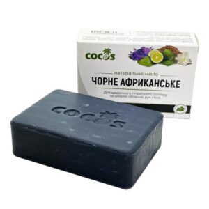Мыло ручной работы африканское черное  Cocos (130 гр) – Купити в Україні Ulitka Beauty