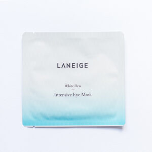 Осветляющая интенсивная маска для глаз Laneige White Dew Intensive Eye Mask (1 шт) – Купити в Україні Ulitka Beauty