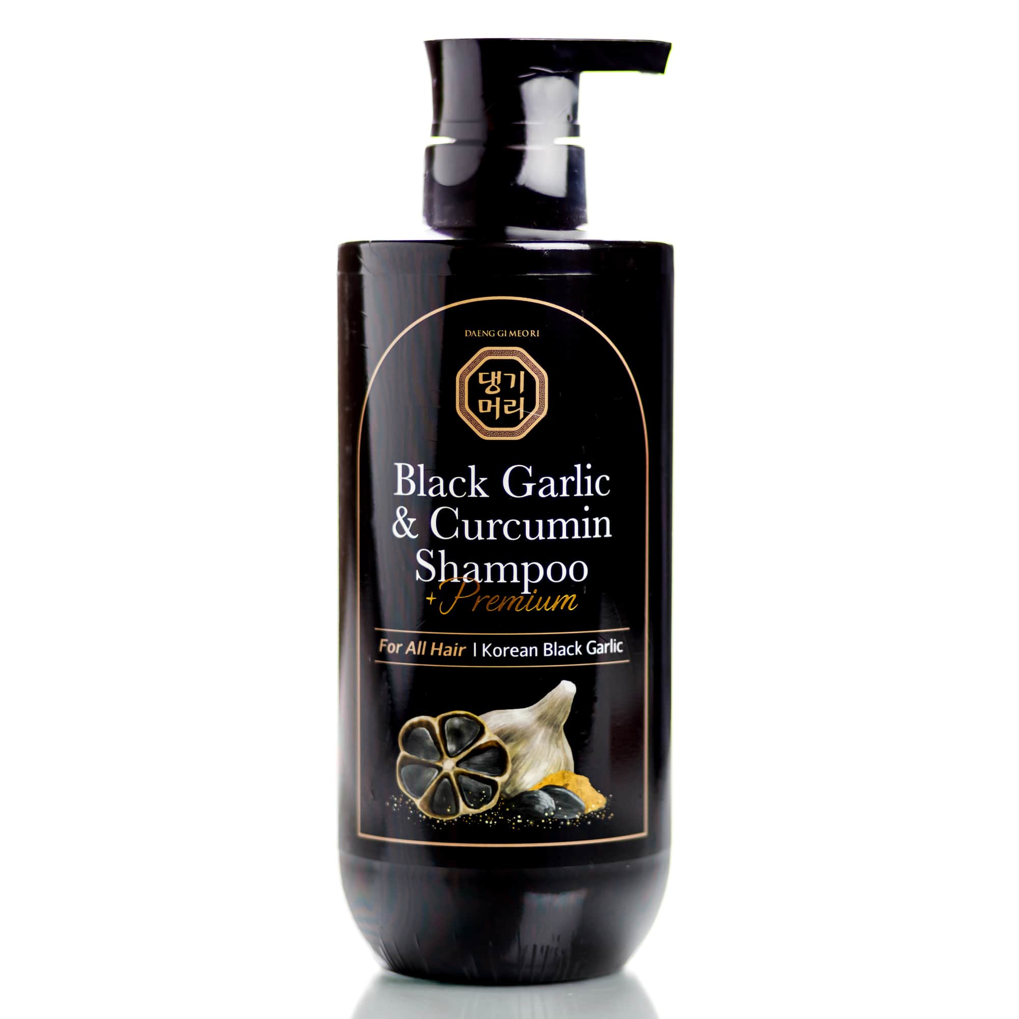 Шампунь с экстрактом черного чеснока и куркумы Daeng Gi Meo Ri Black Garlic & Curcumin Shampoo (500 мл)