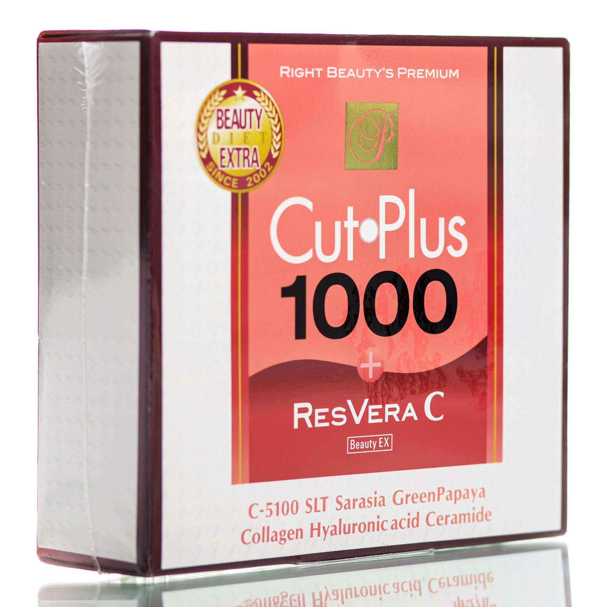 Комплекс для похудения и омоложения кожи Media Labo Cut Plus 1000 ResVera C (30 шт - 30 дн)