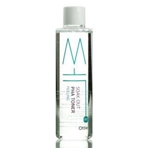 Пилинг-тонер с PHA-кислотами Ottie Soak Out PHA Toner Peeling (250 мл) – Купити в Україні Ulitka Beauty
