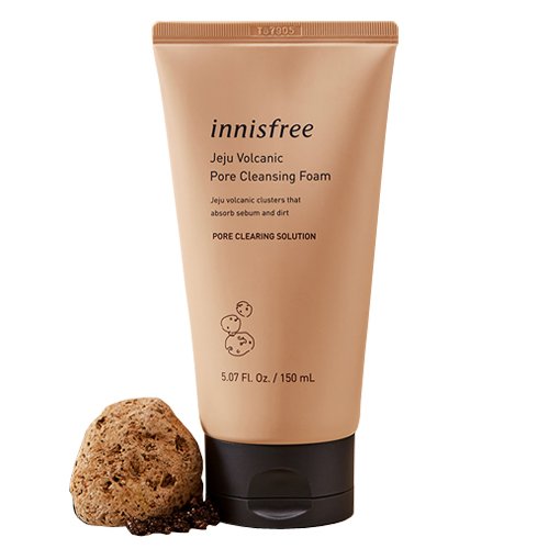Пенка для умывания с вулканической глиной - 1 фото галереи Innisfree Jeju Volcanic Pore Cleansing Foam (150 мл) - 1 фото галереи