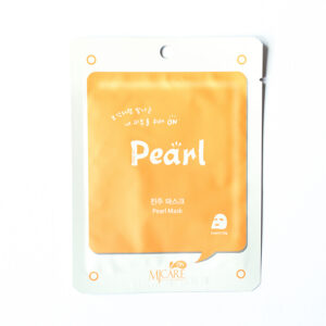 Маска тканевая с жемчужной пудрой MJ Care Pearl Mask (25 мл) – Купити в Україні Ulitka Beauty