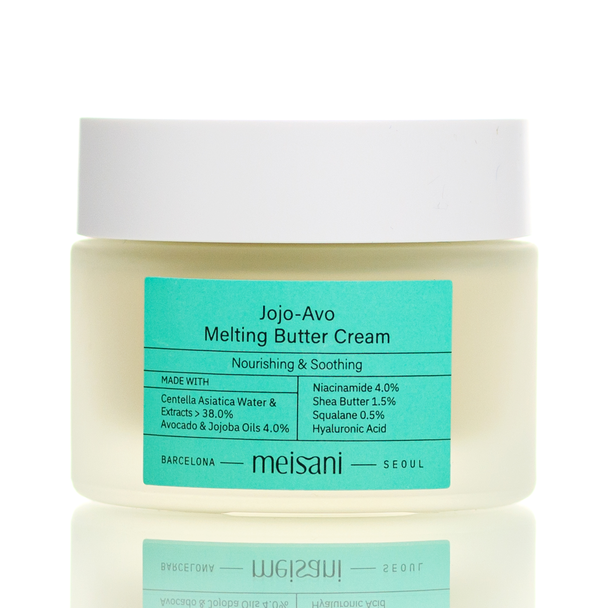 Питательный крем с центелой, маслом авокадо и жожоба Meisani Jojo-Avo Melting Butter Cream (50 мл) Питательный крем с центелой, маслом авокадо и жожоба Meisani Jojo-Avo Melting Butter Cream (50 мл)