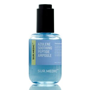 Сыворотка с азуленом и пептидами Sur.Medic Azulene Soothing Peptide Ampoule (80 мл) – Купити в Україні Ulitka Beauty