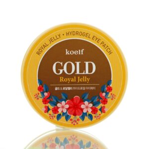 Гидрогелевые патчи с золотом и маточным молочком Petitfee Koelf Gold Royal Jelly Eye Patch (60 шт) – Купити в Україні Ulitka Beauty