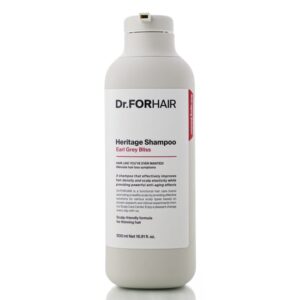 Антивозрастный шампунь для ослабленной кожи головы и тонких волос Dr.FORHAIR Hair Heritage Shampoo Earl Grey Bliss (500 мл) – Купити в Україні Ulitka Beauty