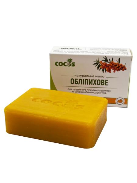 Натуральное мыло ручной работы с облепиховым маслом Cocos (130 г)