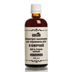 Ополаскиватель для рта вяжущий "Кора Дуба" Cocos (100 мл) – Купити в Україні Ulitka Beauty