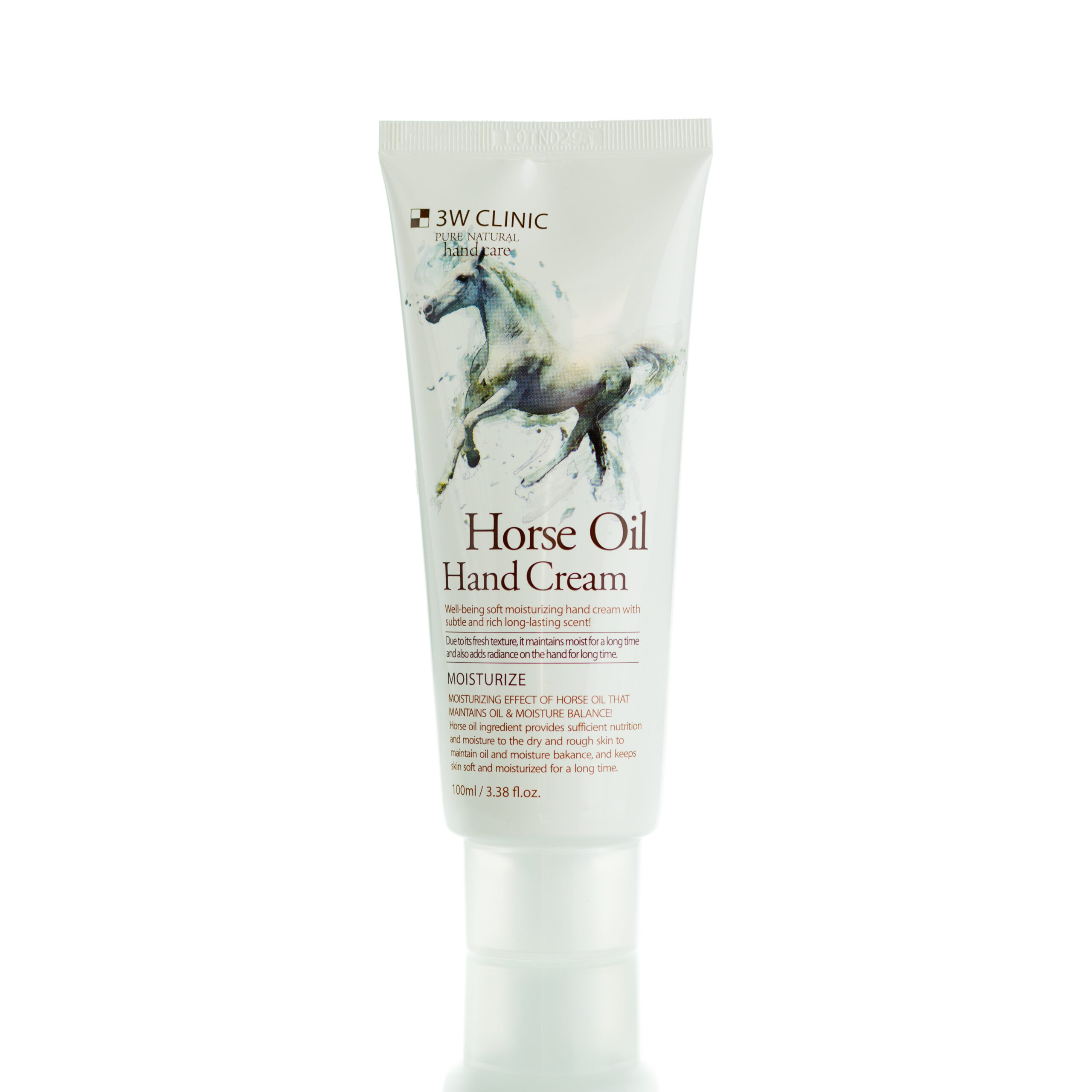 Питательный и увлажняющий крем для рук с лошадиным маслом 3W Clinic Moisturizing Hand Cream Horse Oil (100 мл)