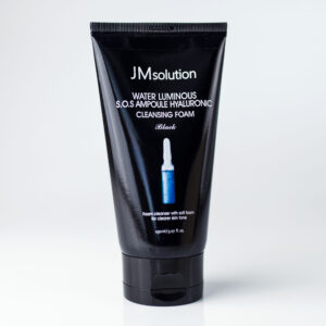 Увлажняющая мягкая пенка  с гиалуроновой кислотой JM solution Water Luminous S.O.S Ampoule Hyaluronic Cleansing Foam-Black (150 мл) – Купити в Україні Ulitka Beauty