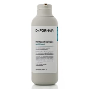 Антивозрастный шампунь для ослабленной кожи головы и тонких волос Dr.Forhair Heritage Shampoo April Muguet (500 мл) – Купити в Україні Ulitka Beauty
