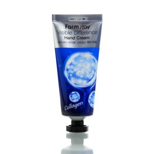 Крем для рук с коллагеном FarmStay Visible Differebce Hand Cream Collagen  (100 мл) – Купити в Україні Ulitka Beauty
