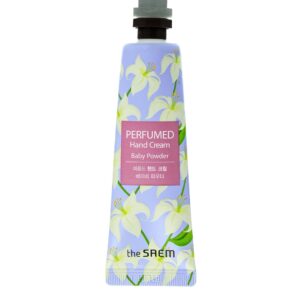 Парфюмированный крем для рук  The Saem Perfumed Hand Cream Baby Powder (30 мл) – Купити в Україні Ulitka Beauty