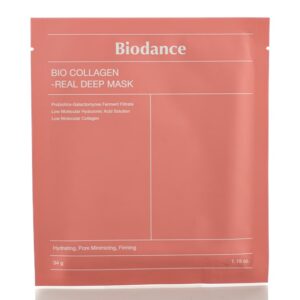Гидрогелевая маска для упругости кожи лица с коллагеном Biodance Bio-Collagen Real Deep Mask (1 шт - 34 мл) – Купити в Україні Ulitka Beauty