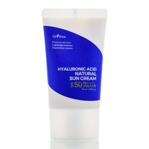 Крем солнцезащитный Isntree Hyaluronic Acid Natural Sun Cream SPF50+/PA++++   (50 мл) – Купити в Україні Ulitka Beauty