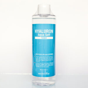 Очищаючий мягкий тонер с гиалуроновой кислотой Secret key Hyaluron Aqua Soft Toner (500 мл) – Купити в Україні Ulitka Beauty