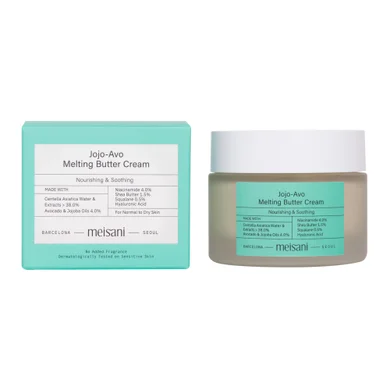 Питательный крем с центелой, маслом авокадо и жожоба Meisani Jojo-Avo Melting Butter Cream (50 мл) - 1 фото галереи- 1 фото галереи Питательный крем с центелой, маслом авокадо и жожоба Meisani Jojo-Avo Melting Butter Cream (50 мл) - 1 фото галереи- 1 фото галереи