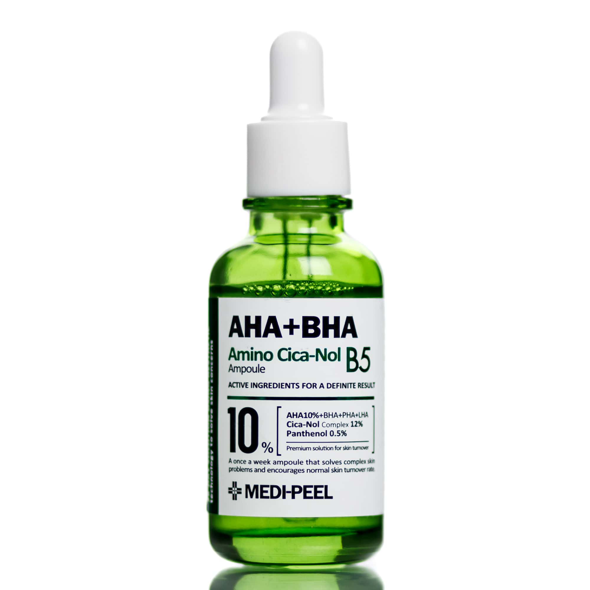 Кислотная сыворотка для чувствительной и проблемной кожи MEDI-PEEL AHA BHA Amino Cica-Nol B5 Ampoule (30 мл)