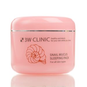 Ночная маска для лица c экстрактом улиточной слизи 3W Clinic Snail Mucus Sleeping Pack (100 мл) – Купити в Україні Ulitka Beauty