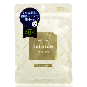 Омолаживающая осветляющая тканевая маска LULULUN CLEAR Gold Presious White Mask (7 шт) – Купити в Україні Ulitka Beauty
