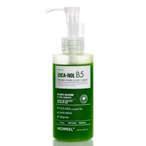 Кислородная очищающая гель-пенка для лица Medi Peel Phyto Cica-Nol B5 AHA BHA Vitamin Calming O2 Deep Cleanser (150 мл) – Купити в Україні Ulitka Beauty Кислородная очищающая гель-пенка для лица Medi Peel Phyto Cica-Nol B5 AHA BHA Vitamin Calming O2 Deep Cleanser (150 мл) – Купити в Україні Ulitka Beauty