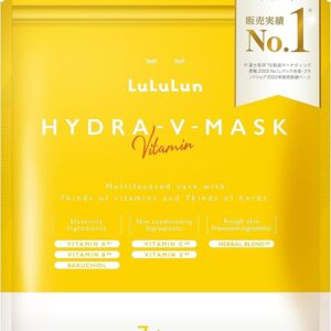 Витаминная увлажняющая маска для лица Lululun Hydra-V-Mask (7 шт) – Купити в Україні Ulitka Beauty