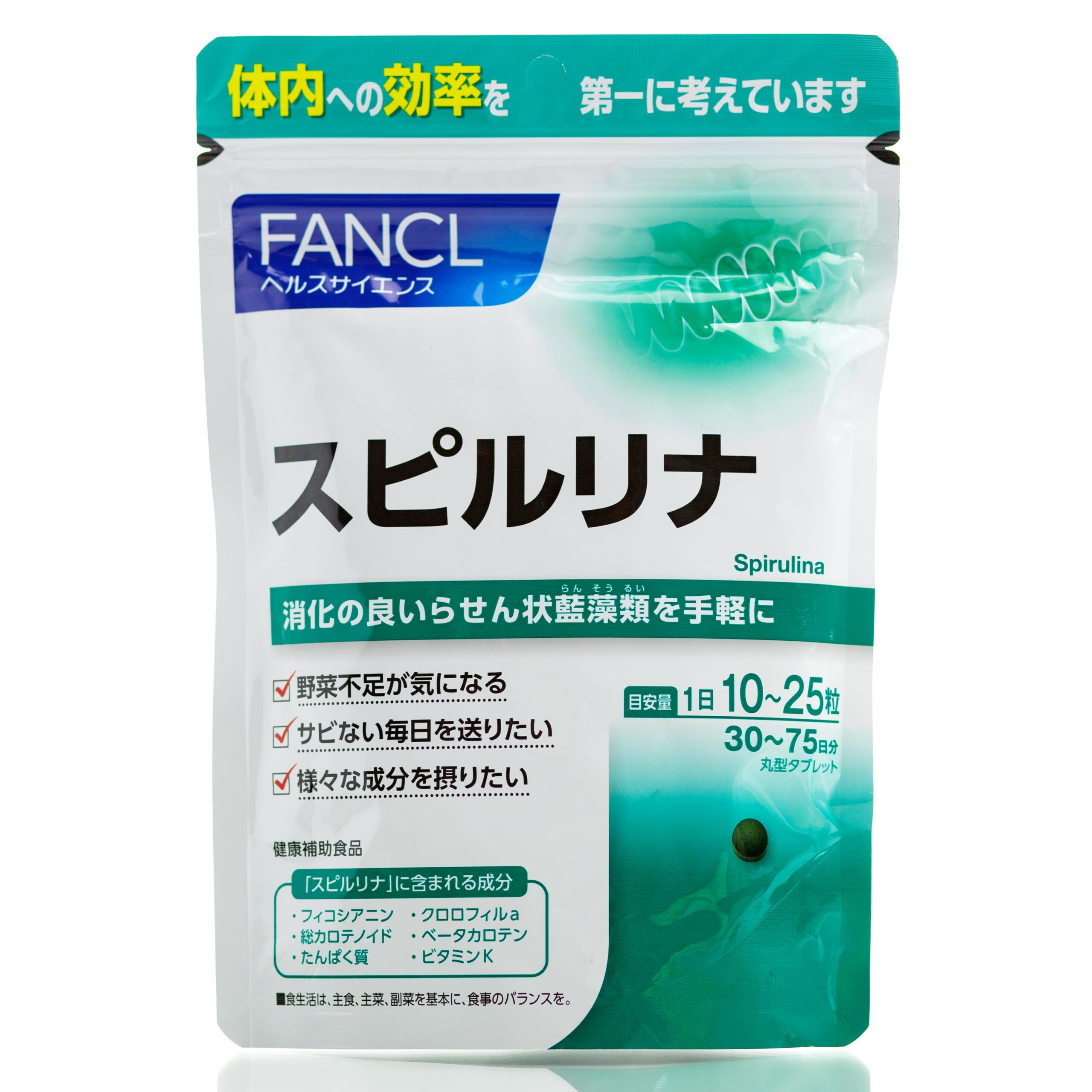 Спирулина таблетированая Fancl Spirulina (750 шт)