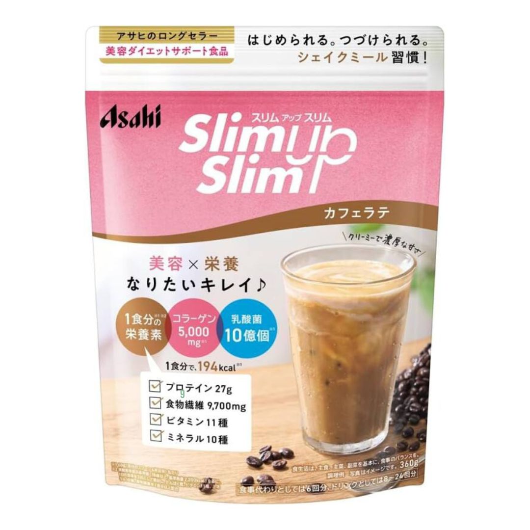 Коктейль для похудения со вкусом кофе Asahi Slim Up (360 гр) Коктейль для похудения со вкусом кофе Asahi Slim Up (360 гр)
